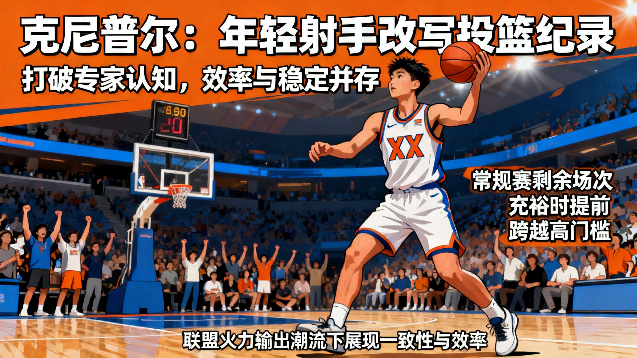 克尼普尔成为NBA历史上单赛季投进250记三分最年轻的球员 克尼普尔成为NBA历史上单赛季投进250记三分最年轻的球员